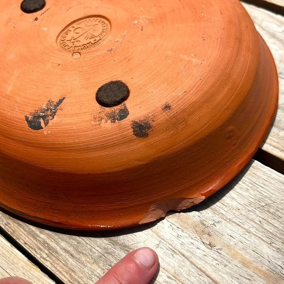 Colonial Williamsburg Restoration Redstone Glazed Pottery Bowl - Picture 5 of 7